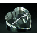 4" Heart Optical Crystal Award